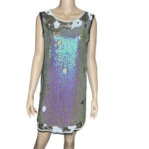 Meghan LA sequined beaded boho dress tunic